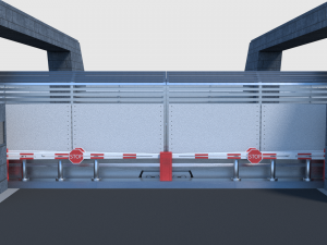 modular compound fence 3D 모델