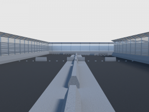 modular compound fence 3D 모델