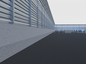 modular compound fence 3D 모델