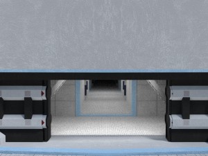 medical research science building - game ready 3D-Modell