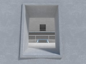 medical research science building - game ready 3D-Modell