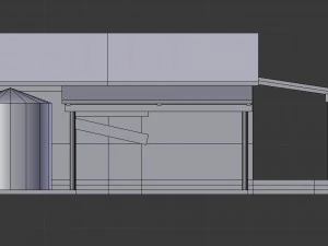 rusty old shack - game ready 3D Model