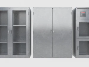 gedung medis dengan alat peraga - paket level permainan Model 3D