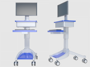 medical building with props - game level pack 3D Model