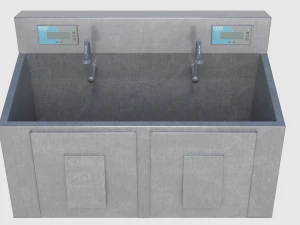 gedung medis dengan alat peraga - paket level permainan Model 3D