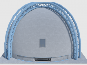 medical building with props - game level pack 3D Model