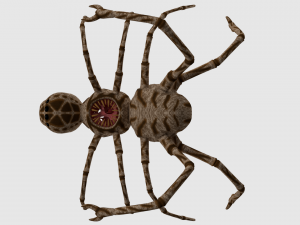 spider monster - game ready 3D Модель