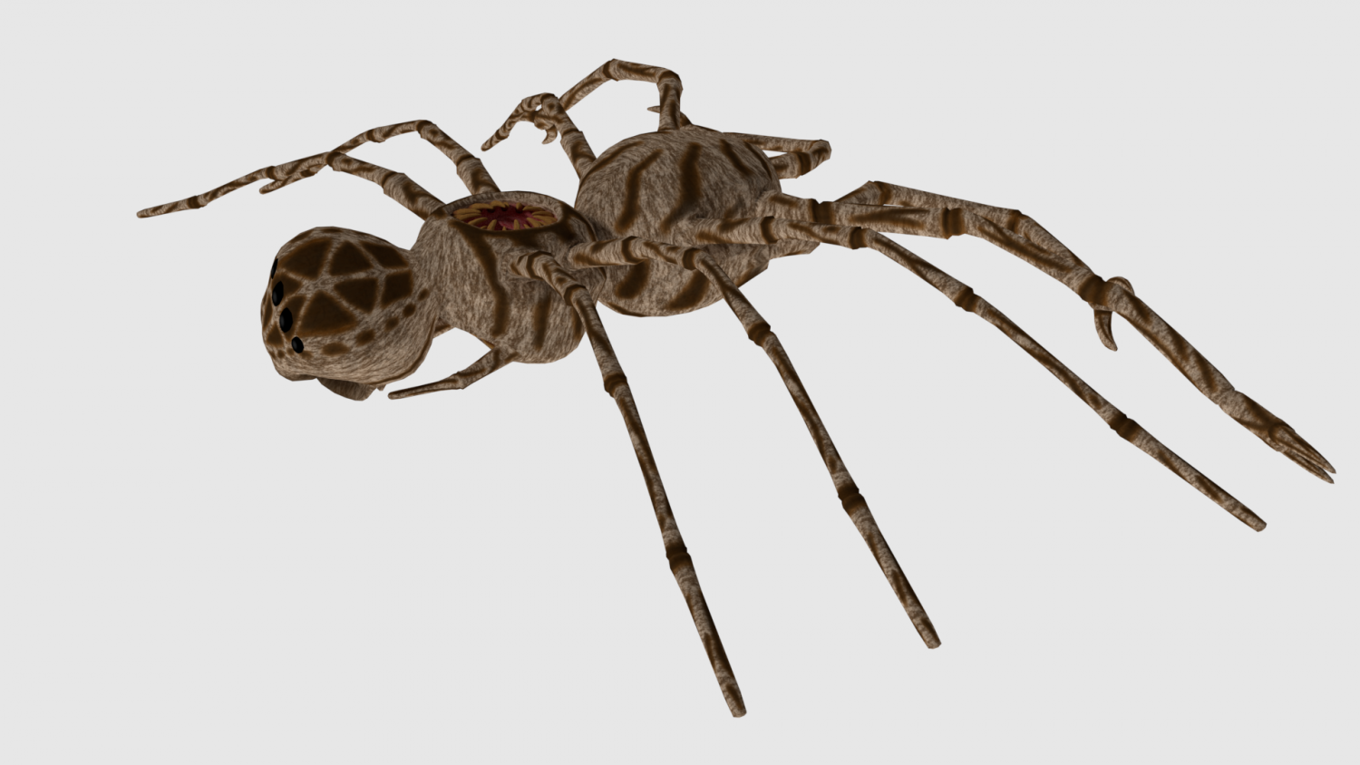 Spider from monster inc - 🧡 spider monster - game ready Model 3D in Mon...