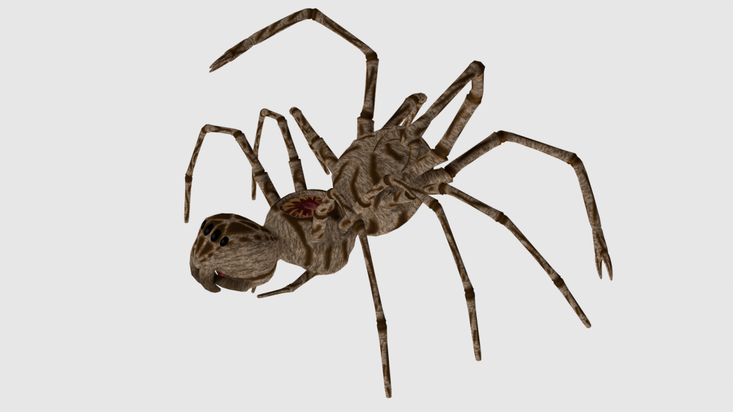 To continue... spider monster - game ready 3D Моделі. 