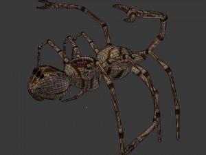 spider monster - game ready 3D Модель