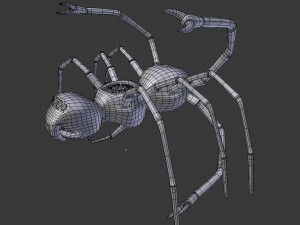 spider monster - game ready 3D Модель