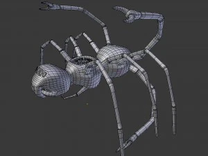 spider monster - game ready 3D Model
