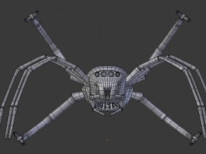 spider monster - game ready 3D Модель