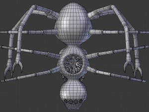 spider monster - game ready 3D Модель