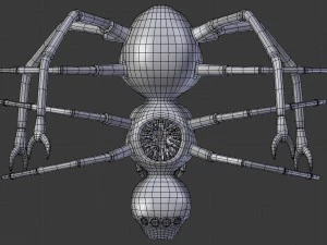 spider monster - game ready 3D Model