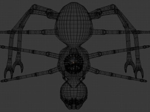 spider monster - game ready 3D Модель