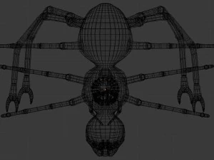 spider monster - game ready 3D Model