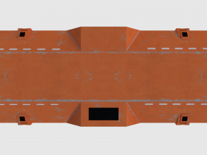 transport container - game ready 3D Модель