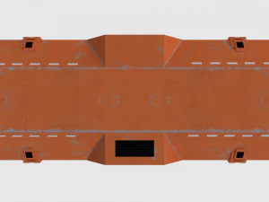 transport container - game ready 3D Model