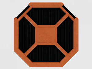 transport container - game ready 3D Model