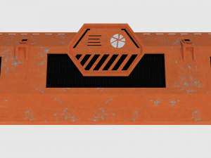 transport container - game ready 3D Модель