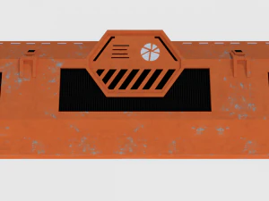 transport container - game ready 3D Model