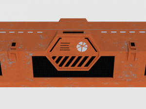 transport container - game ready 3D Модель