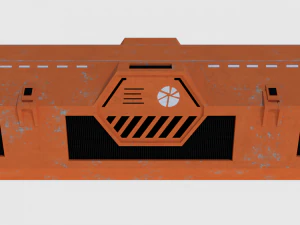 transport container - game ready 3D Model