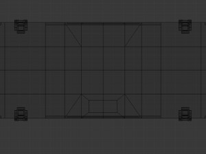 transport container - game ready 3D Модель