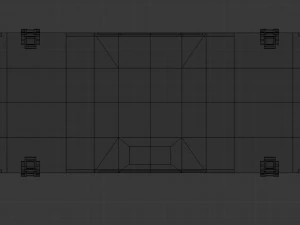 transport container - game ready 3D Model