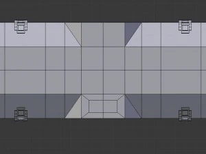 transport container - game ready 3D Model
