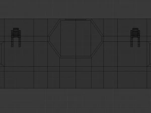 transport container - game ready 3D Model