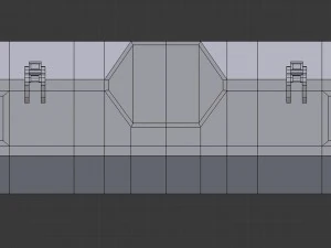 transport container - game ready 3D Model