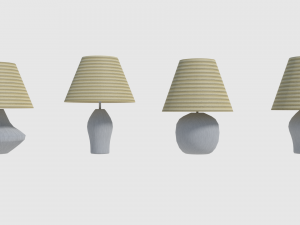 lamp set - game ready 3D 模型
