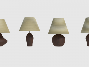lamp set - game ready 3D 模型