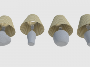 lamp set - game ready 3D 模型