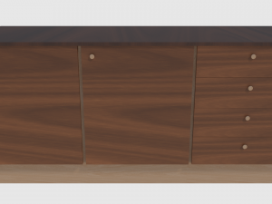 cabinet 1 - game ready Modèle 3D