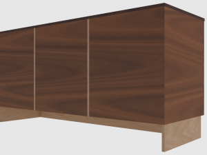 cabinet 1 - game ready Modèle 3D