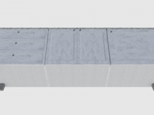cabinet 2 - game ready 3D Model