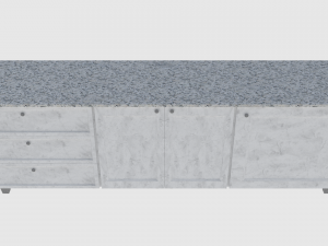 cabinet 2 - game ready 3D Model