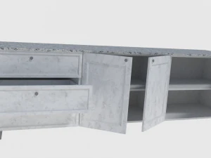 cabinet 2 - game ready 3D Model