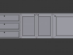 cabinet 2 - game ready 3D Model