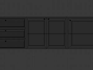 cabinet 2 - game ready 3D Model