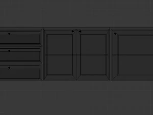 cabinet 2 - game ready 3D Model
