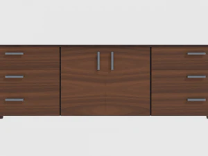 cabinet 3 - game ready 3D Model