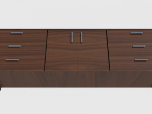 cabinet 3 - game ready 3D Model
