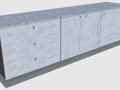 cabinet 4 - game ready Modèle 3D