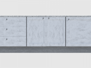 cabinet 4 - game ready 3D Model
