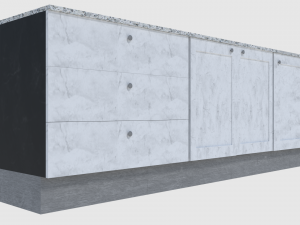 cabinet 4 - game ready 3D Model
