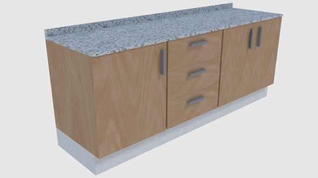 cabinet 5 - game ready 3D 模型 .c4d .max .obj .3ds .fbx .stl .blend 